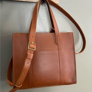 Portland Leather Brown Crossbody Bag
